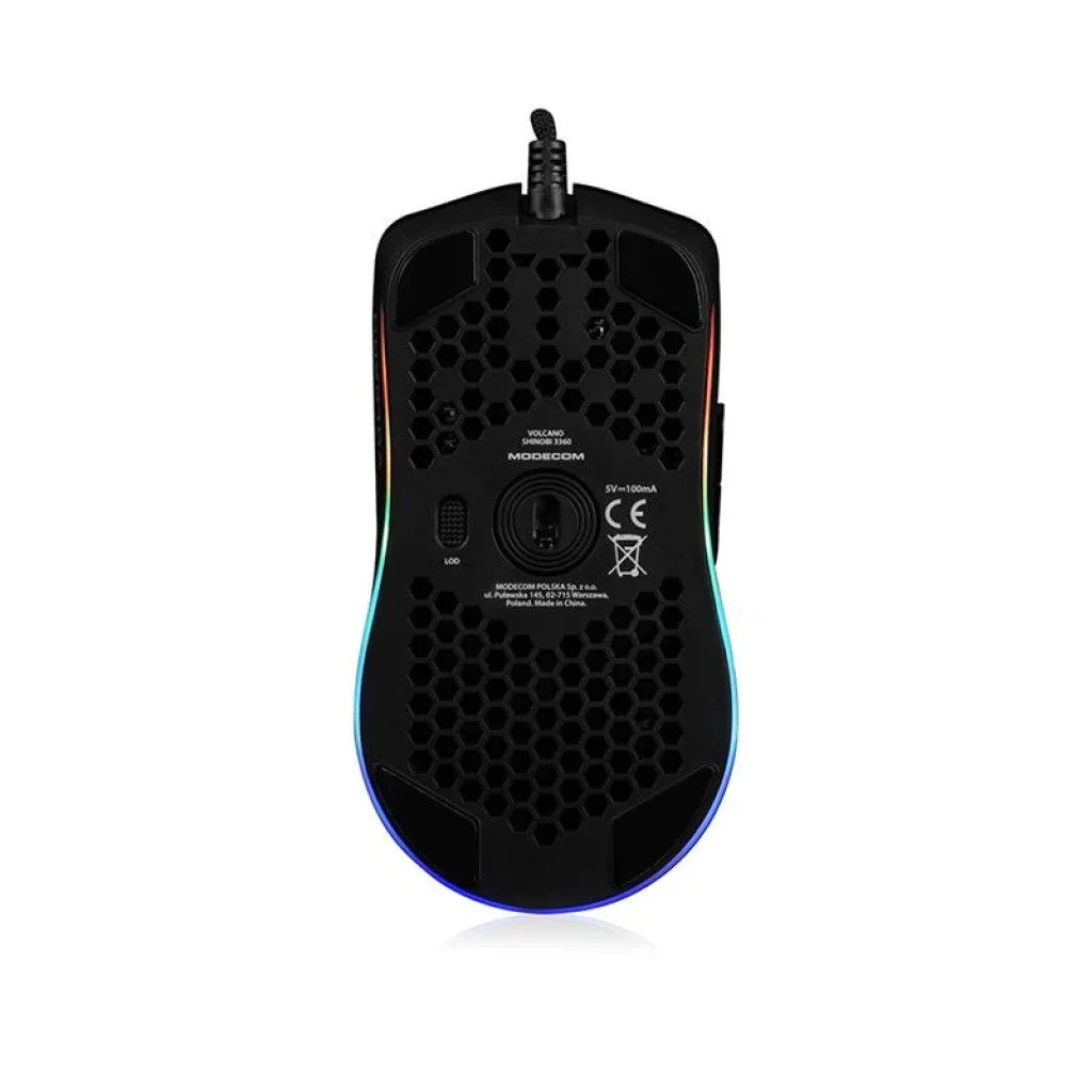 Миша Modecom Volcano Shinobi 3360 (M-MC-SHINOBI-3360-100) Black USB UA