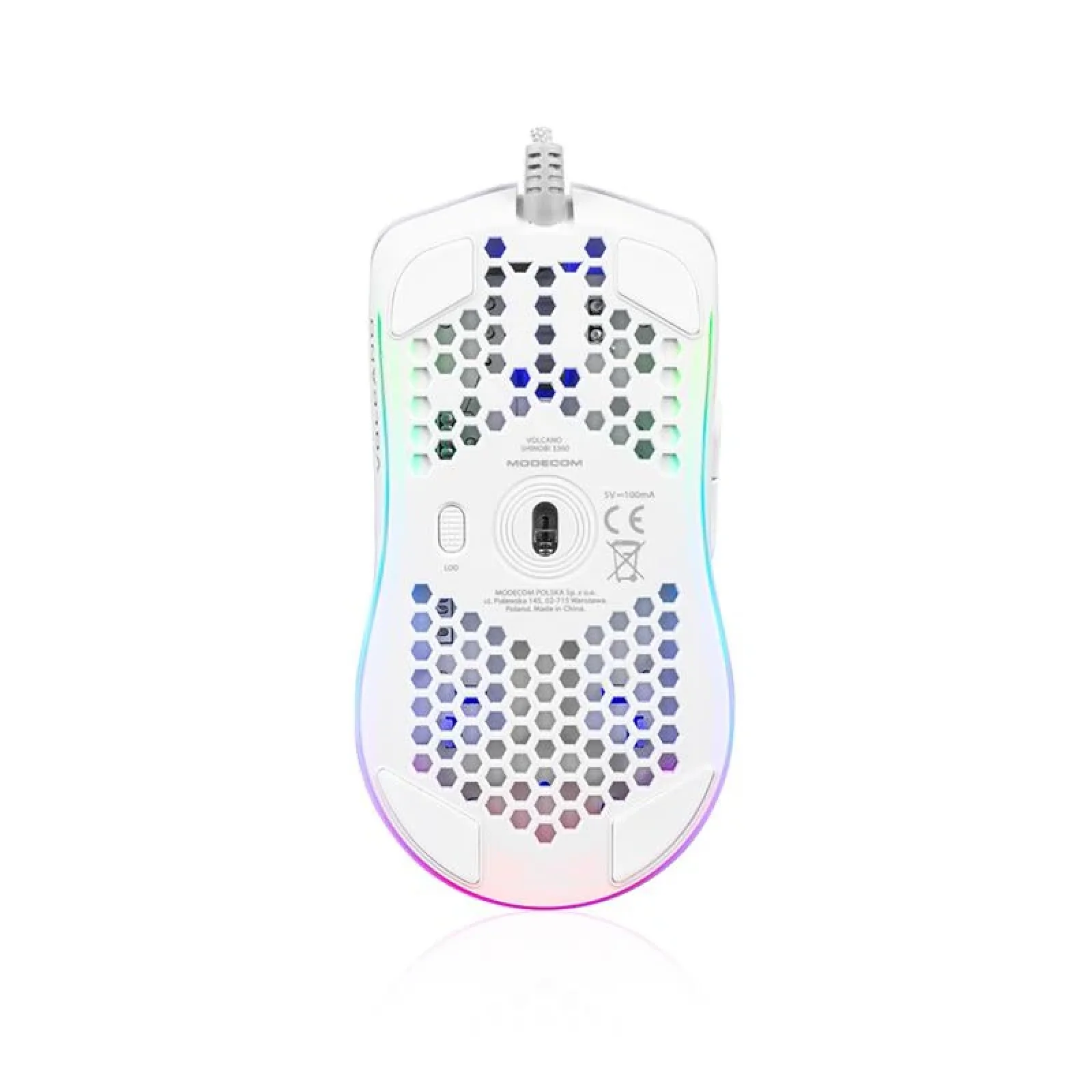Мышь Modecom Volcano Shinobi 3360 (M-MC-SHINOBI-3360-200) White USB UA