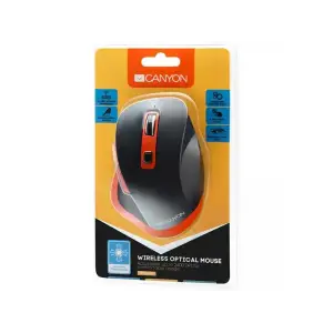 Миша бездротова Canyon CNS-CMSW14BO Black/Orange USB UA