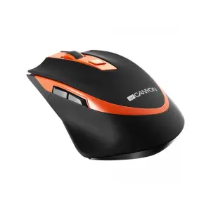 Мышь беспроводная Canyon CNS-CMSW13BO Black/Orange USB UA