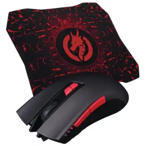 Мышь Piko FX72 (1283126489495) Black USB + коврик UA