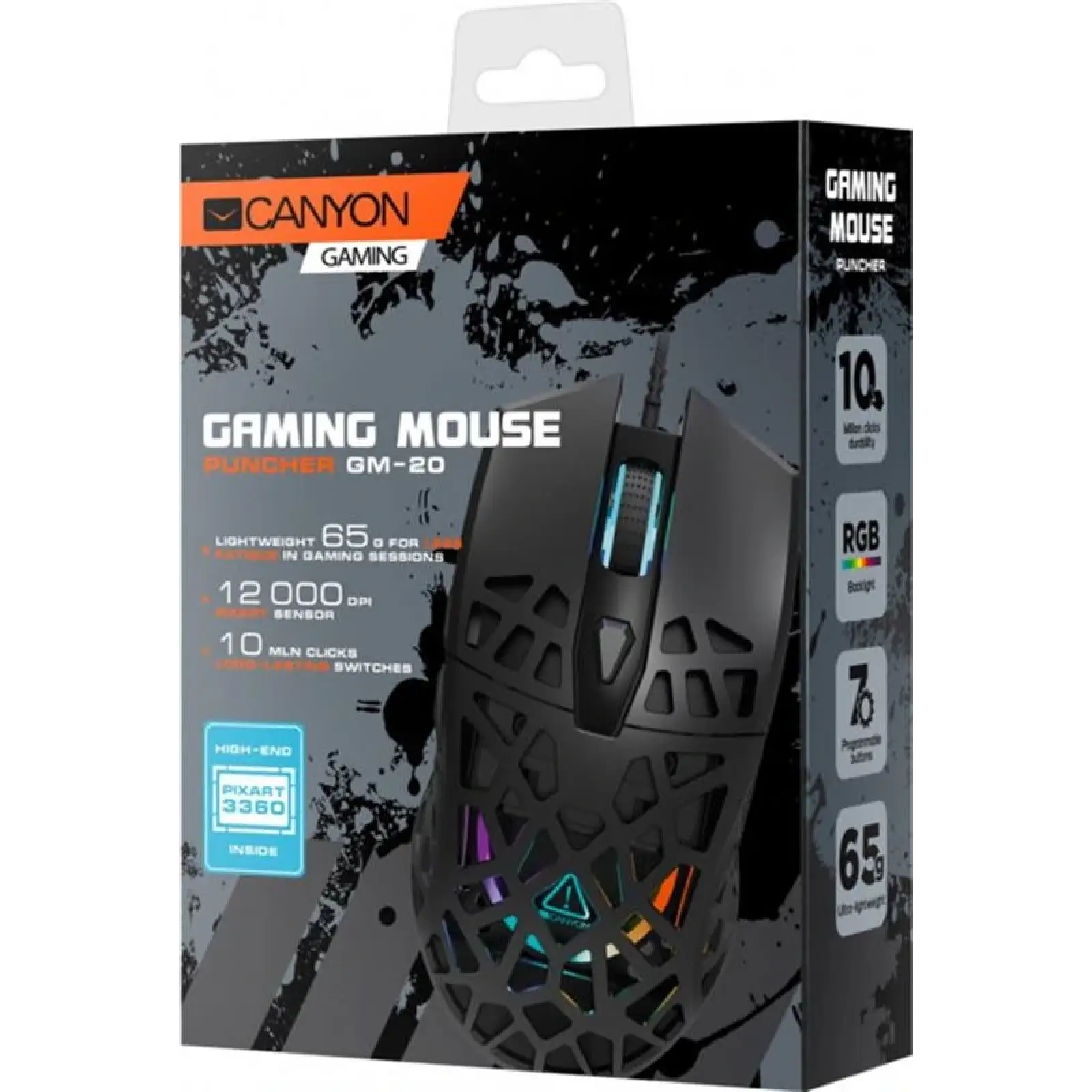 Миша Canyon Puncher CND-SGM20B Black USB UA