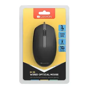 Мышь Canyon CNE-CMS10B Black USB UA