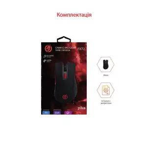 Мышь Piko FX72 (1283126489501) Black USB UA