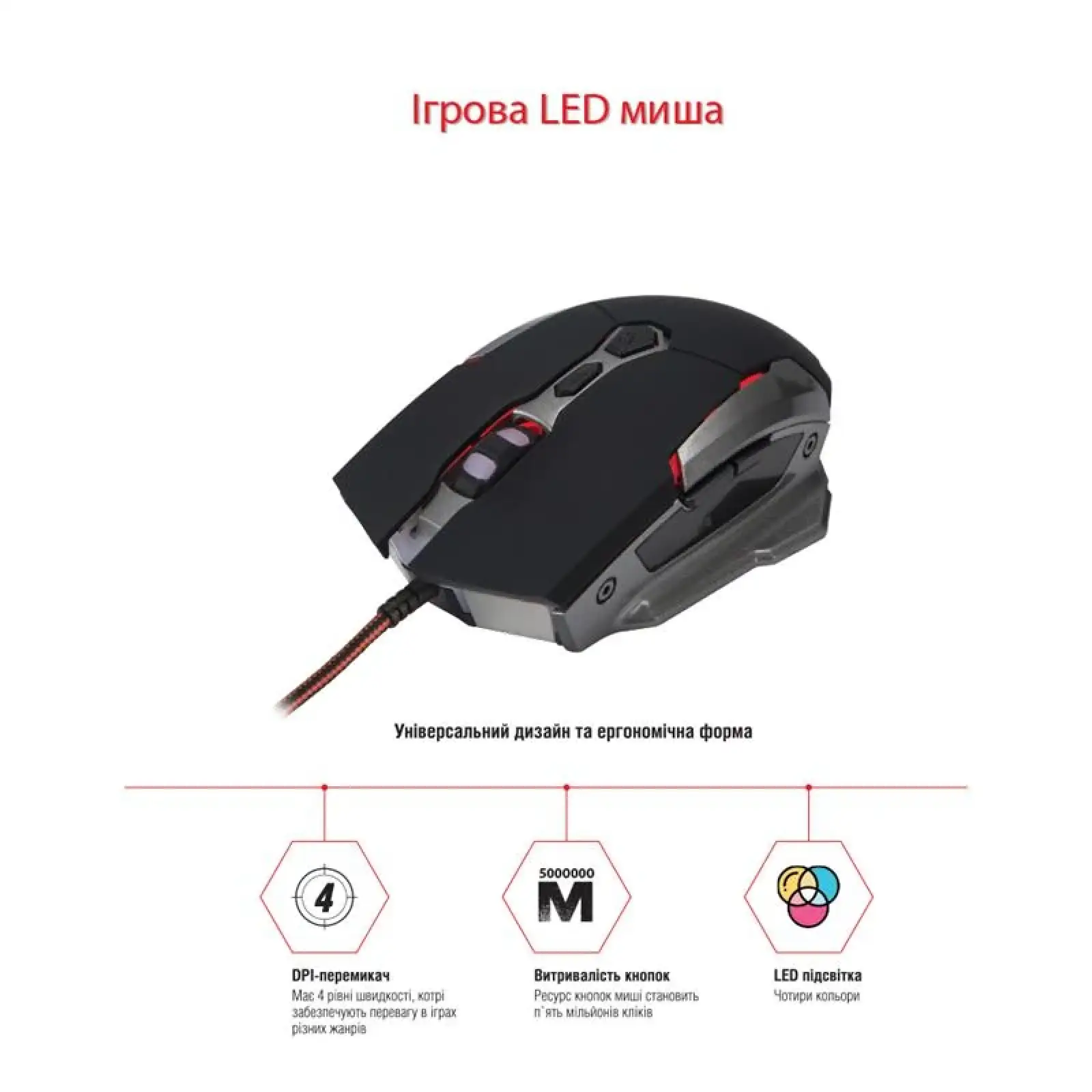 Мышь Piko FX71 (1283126489518) Black USB UA