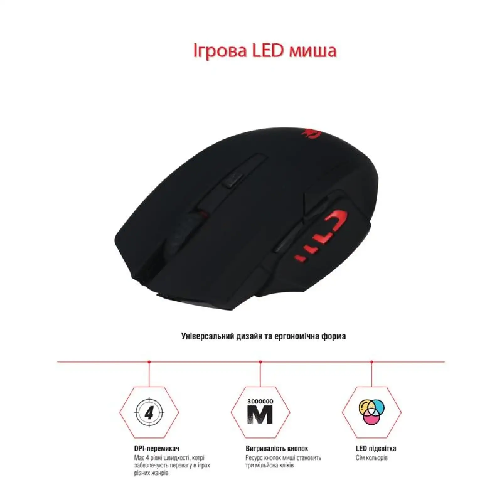 Миша Piko FX62 (1283126489532) Black USB UA