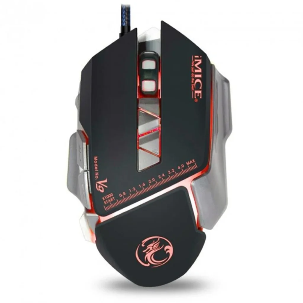 Миша iMice V9/07164 Black USB UA