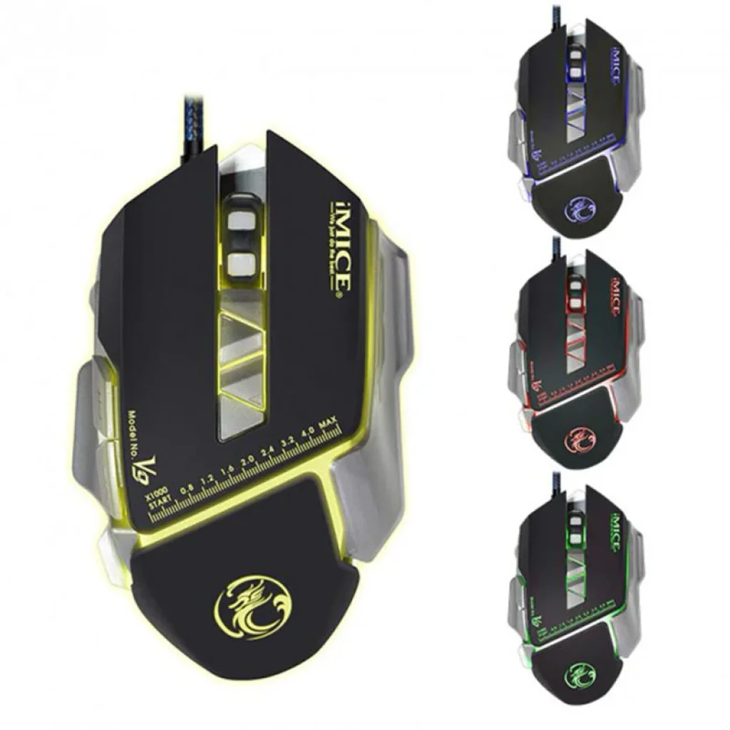 Миша iMice V9/07164 Black USB UA