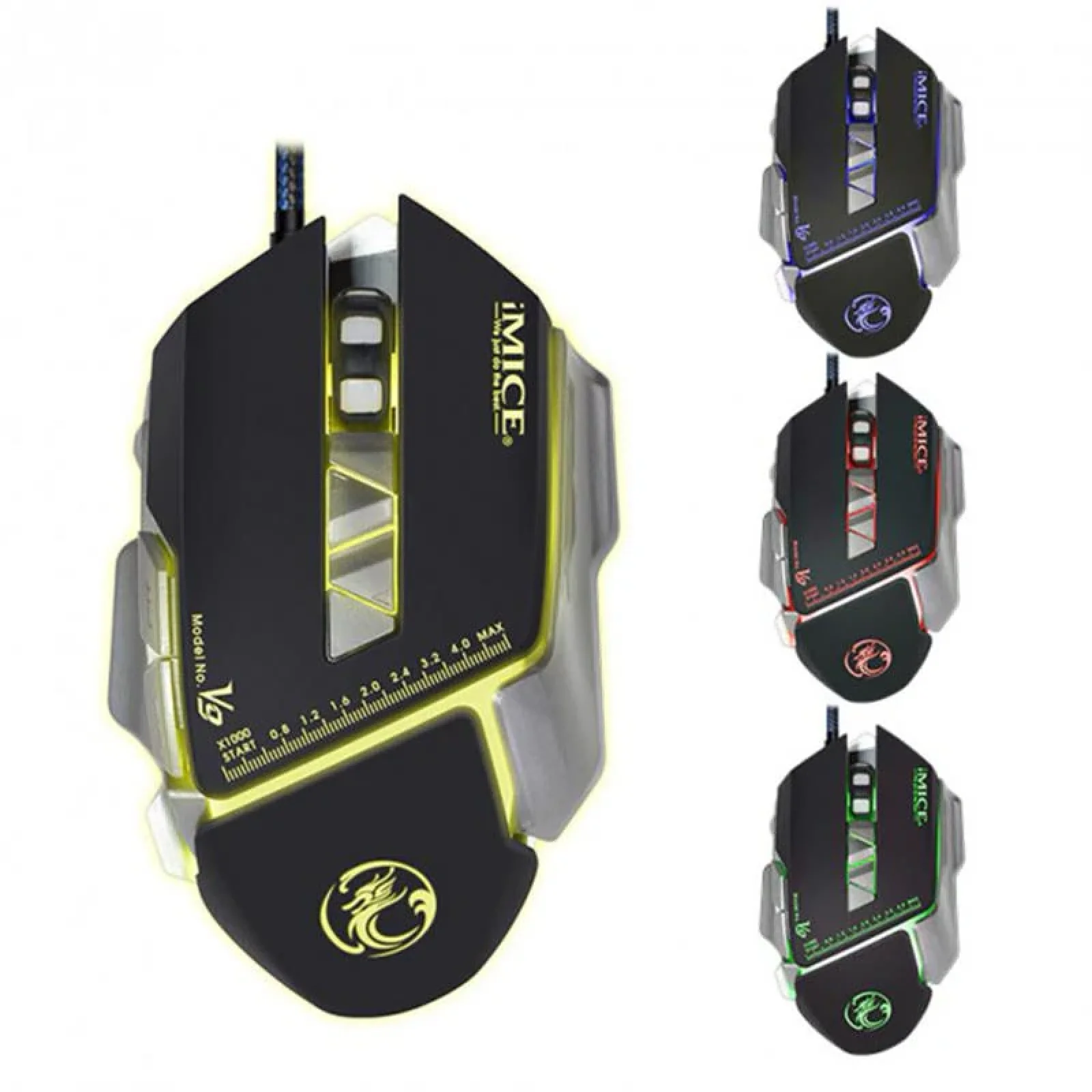 Мышь iMice V9/07164 Black USB UA