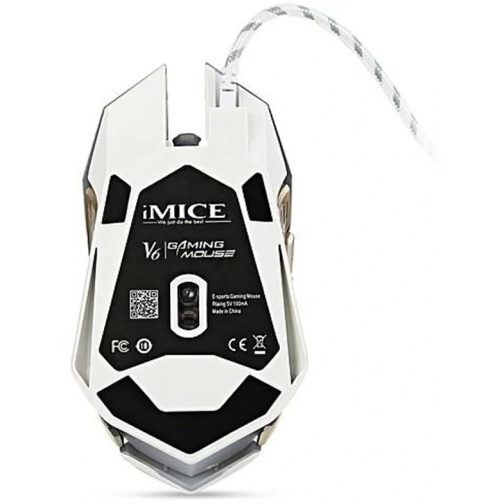 Миша iMice V6/07151 White USB UA