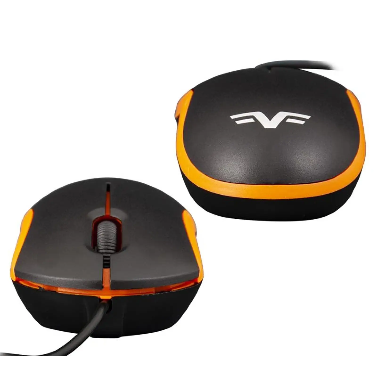 Мышь Frime FM-010 Black/Orange USB, FM-010BO UA