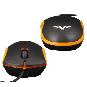 Мышь Frime FM-010 Black/Orange USB, FM-010BO UA