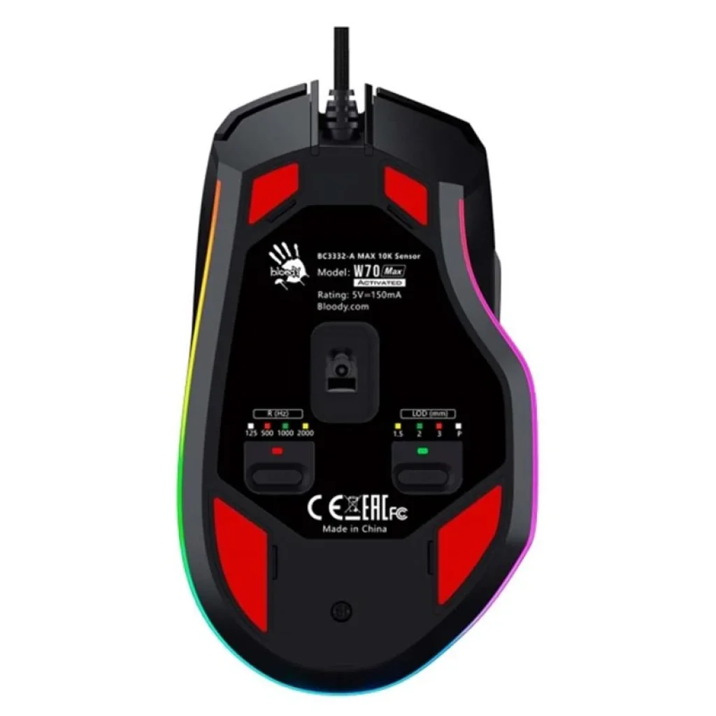 Миша A4Tech Bloody W70 Max Stone Black, W70 Max Bloody (Stone black) UA