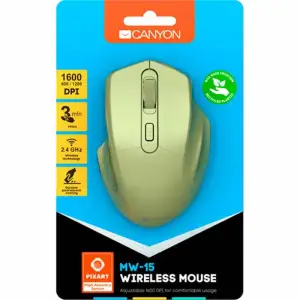 Мышь беспроводная Canyon MW-15 Gold (CNE-CMSW15GO) USB UA