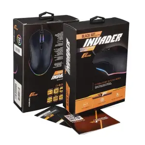 Мышь Frime Invader Black USB (FMC2010) UA