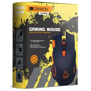 Миша Canyon Corax CND-SGM05N Black/Orange USB UA