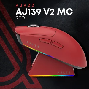 Миша бездротова Ajazz AJ139 V2 MC Red (AJ139-V2-MC-R) UA