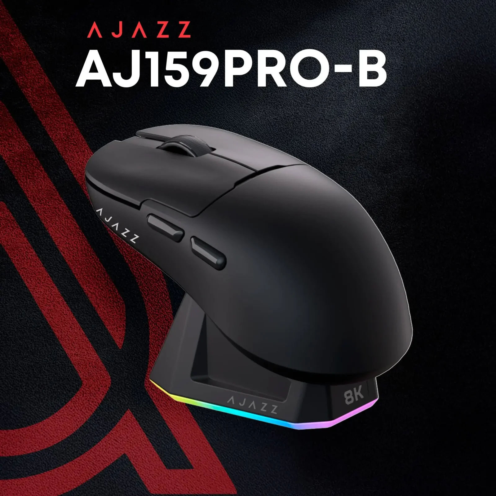 Мышь беспроводная Ajazz AJ159Pro Black (AJ159-PRO-B) UA