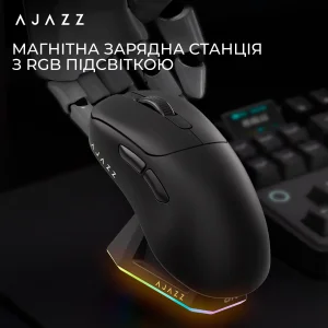 Мышь беспроводная Ajazz AJ179Pro Black (AJ179-PRO-B) UA