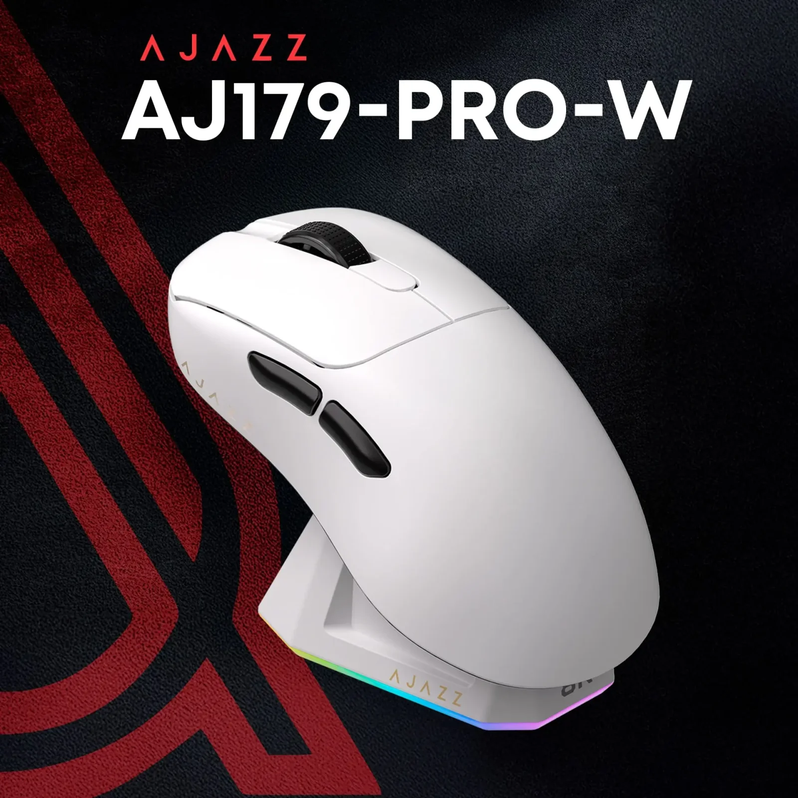 Мышь беспроводная Ajazz AJ179Pro White (AJ179-PRO-W) UA