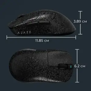 Миша бездротова Ajazz AJ199 Max Black (AJ199-MAX-B) UA