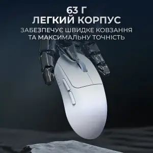 Миша бездротова Ajazz AJ199 Max White (AJ199-MAX-W) UA