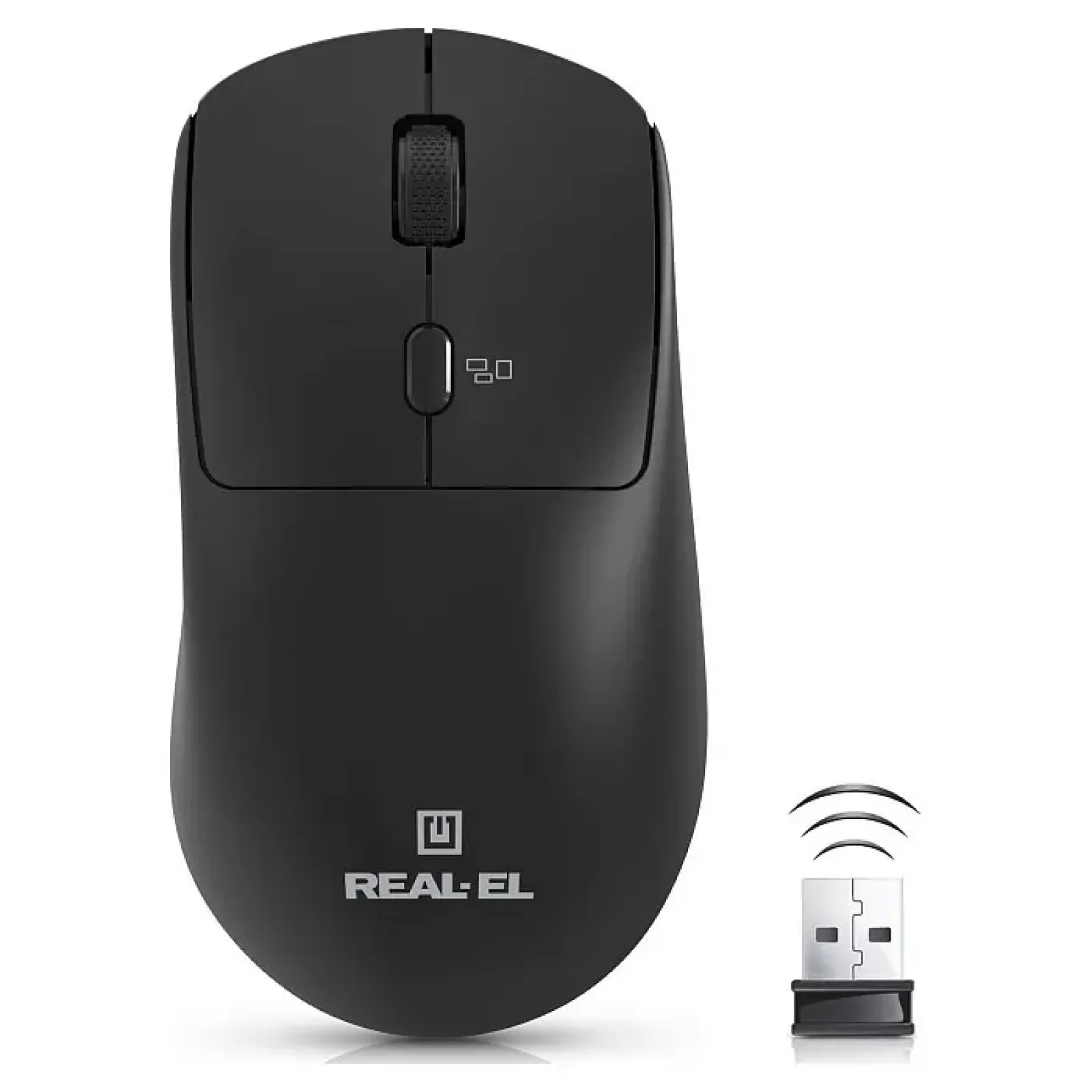 Мышь беспроводная REAL-EL RM-317W Black UA