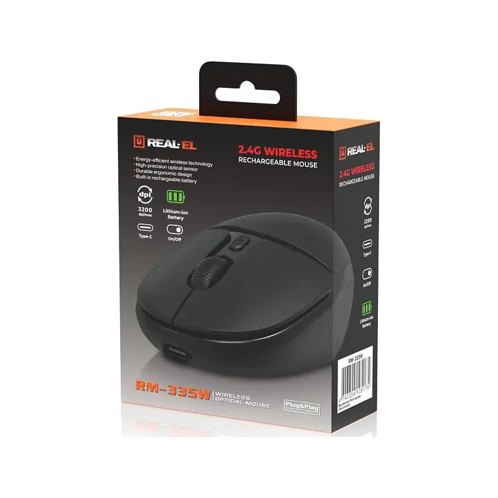 Миша бездротова REAL-EL RM-335W UA