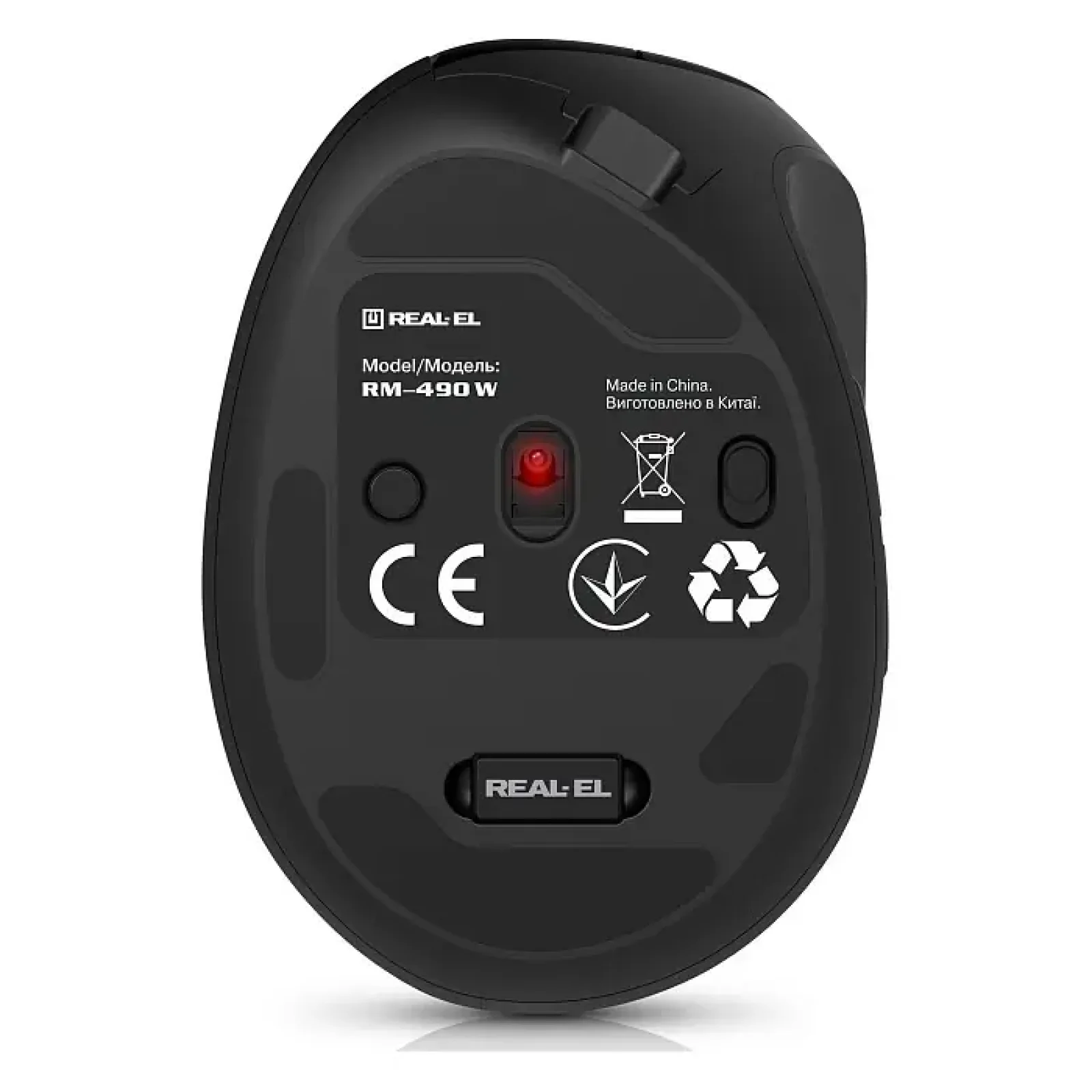 Мышь беспроводная REAL-EL RM-490W Black UA