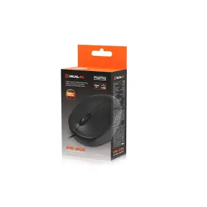 Мышь REAL-EL RM-206 Black UA