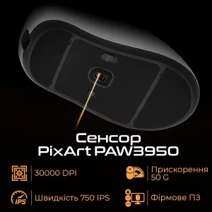 Миша бездротова RAWM ER21Pro Black UA