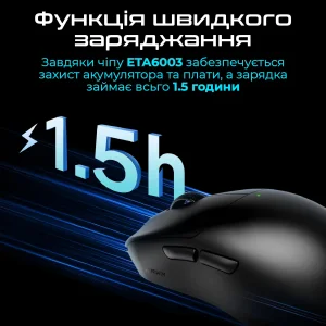 Миша бездротова RAWM ES21Pro Black UA