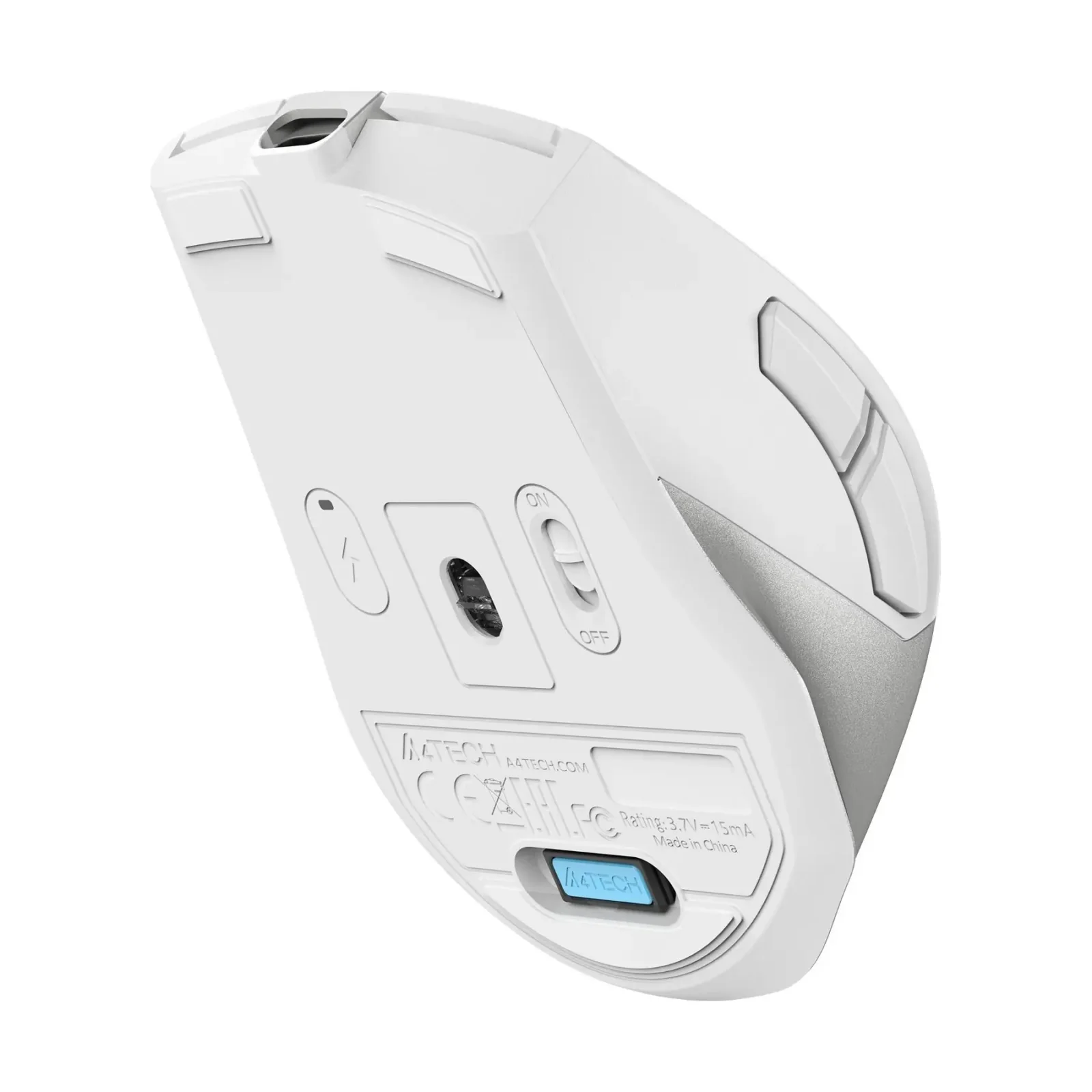 Миша бездротова A4Tech FB45CS Air2 Silver White UA