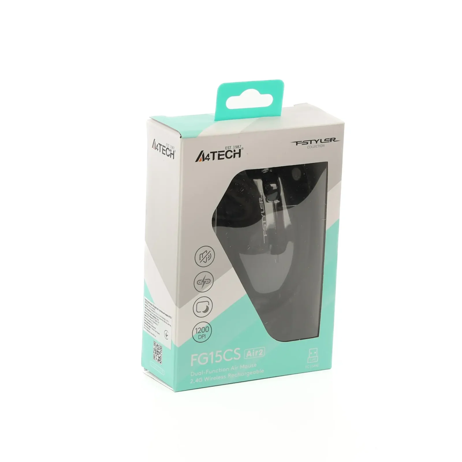 Миша бездротова A4Tech FG15CS Air2 Black UA