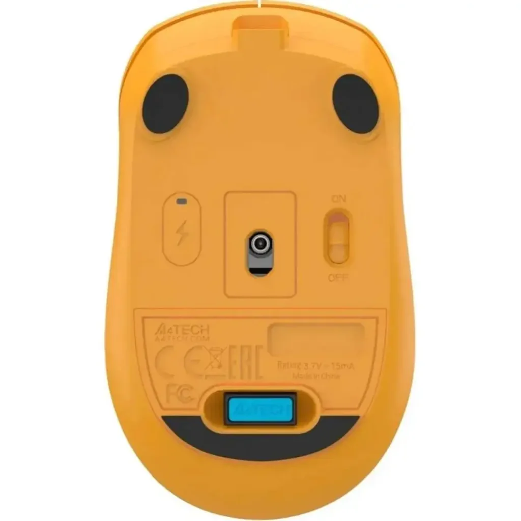 Мышь беспроводная A4Tech FG15CS Air2 Yellow UA