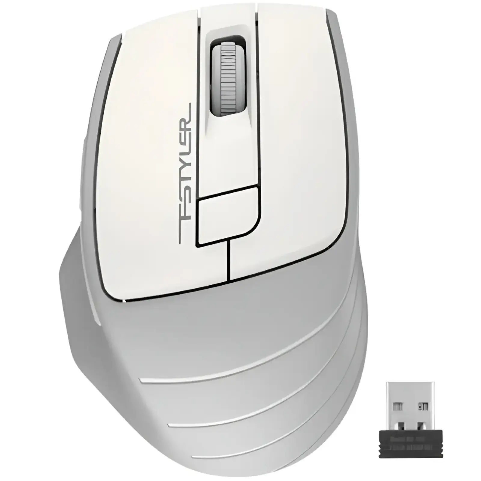 Миша бездротова A4Tech FG30 Grey/White UA