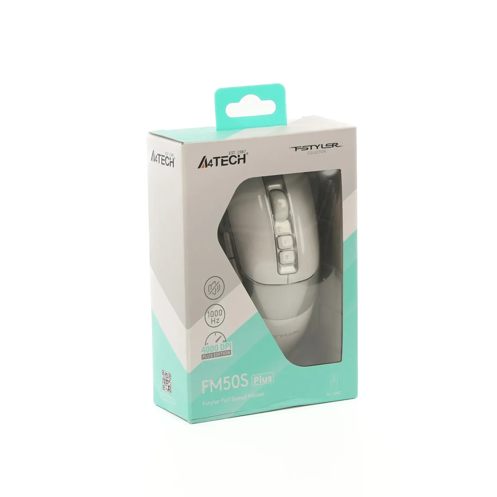 Миша A4Tech Fstyler FM50S Plus White UA