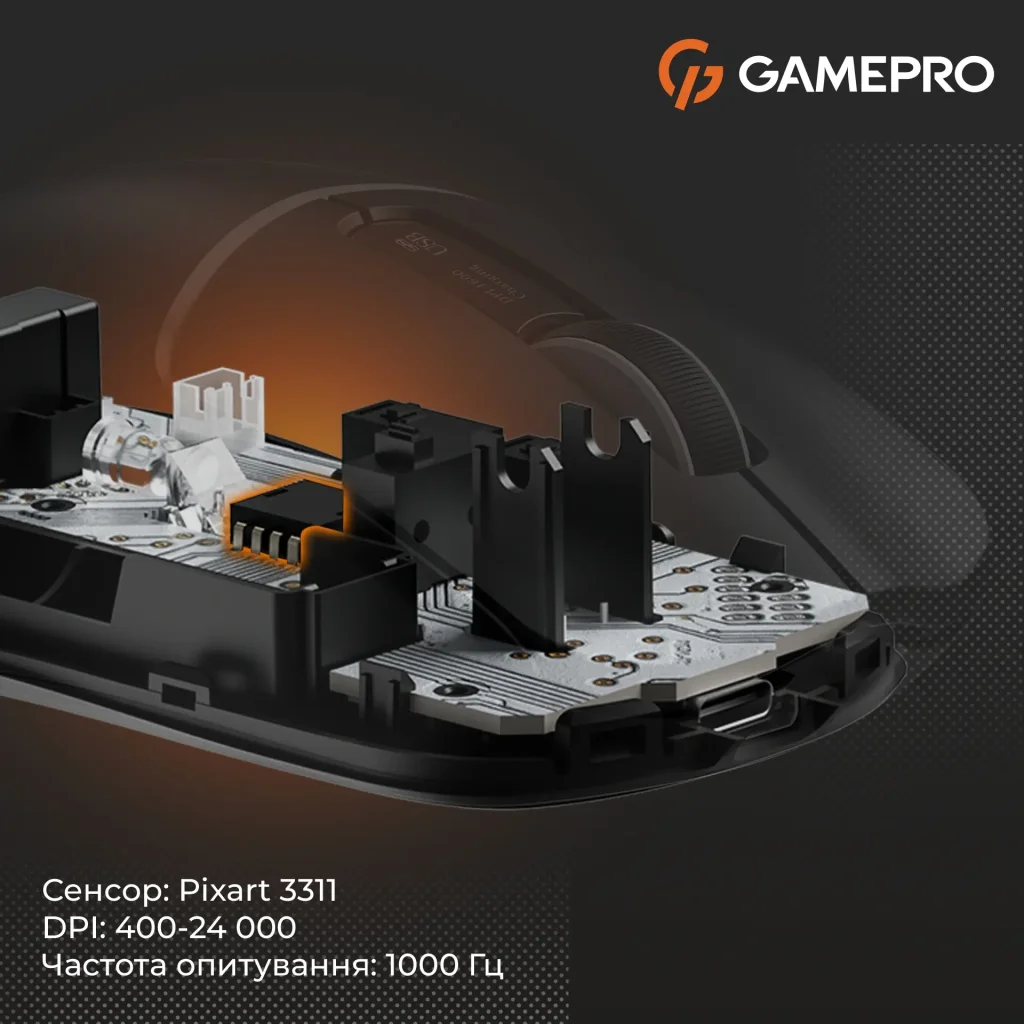 Миша бездротова GamePro Genesis Ranker Black (GM012B) UA