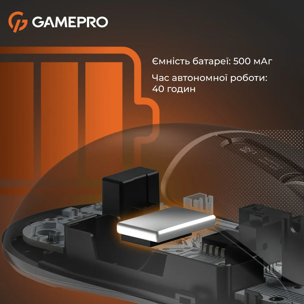 Миша бездротова GamePro Genesis Ranker Black (GM012B) UA