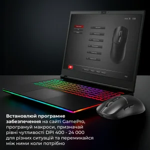 Миша бездротова GamePro Genesis Ranker Black (GM012B) UA