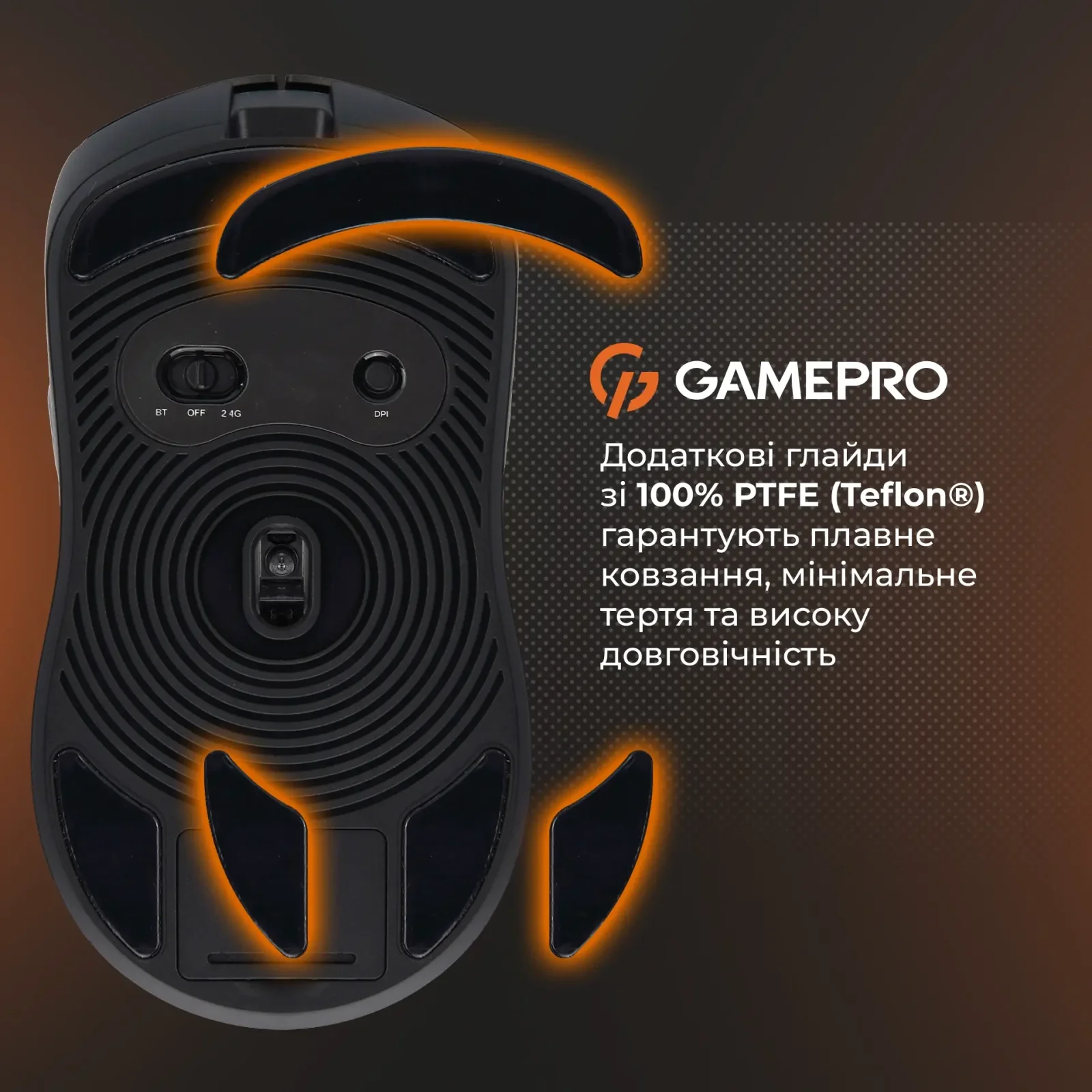 Мышь беспроводная GamePro Genesis Ranker Black (GM012B) UA