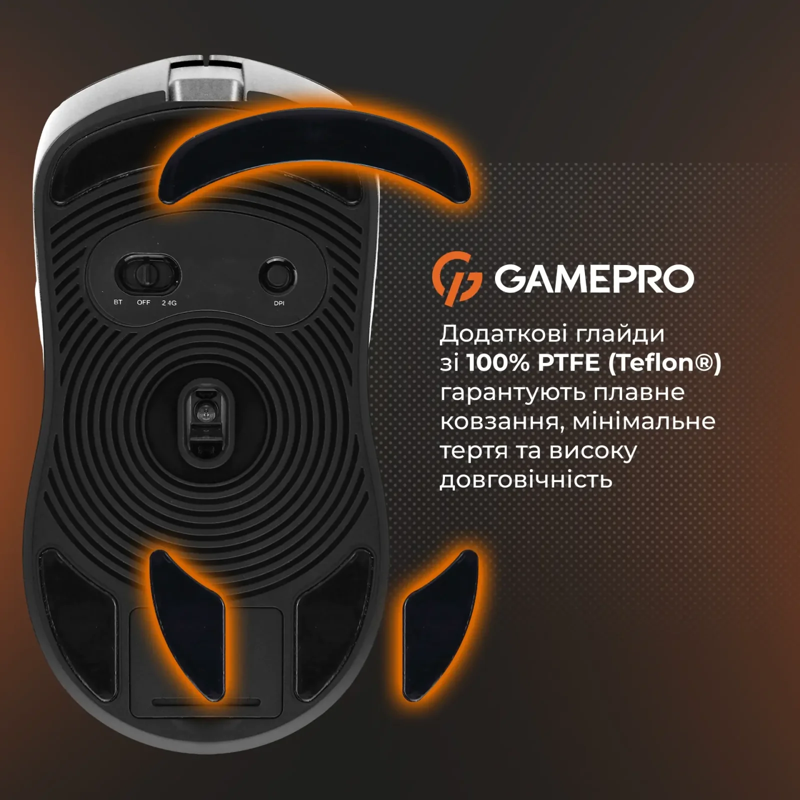 Мышь беспроводная GamePro Genesis Ranker White (GM012W) UA
