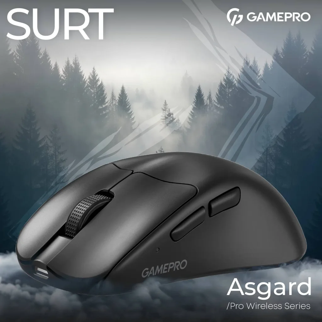 Миша бездротова GamePro Asgard Surt Black (GM017B) UA