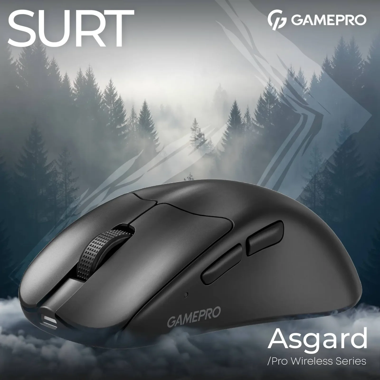 Мышь беспроводная GamePro Asgard Surt Black (GM017B) UA