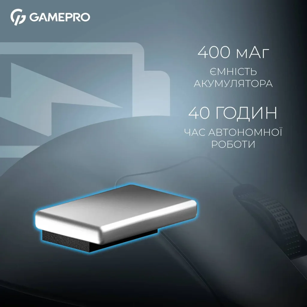 Миша бездротова GamePro Asgard Surt Black (GM017B) UA