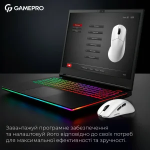 Миша бездротова GamePro Asgard Surt White (GM017W) UA