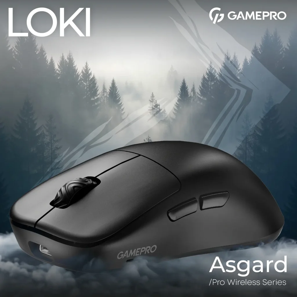 Миша бездротова GamePro Asgard Loki Black (GM022B) UA