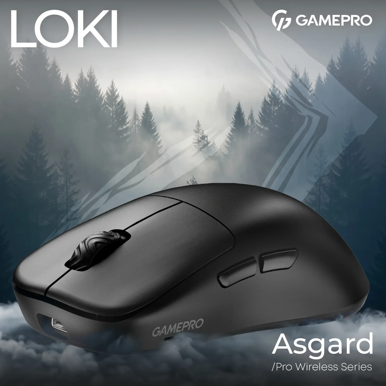Мышь беспроводная GamePro Asgard Loki Black (GM022B) UA