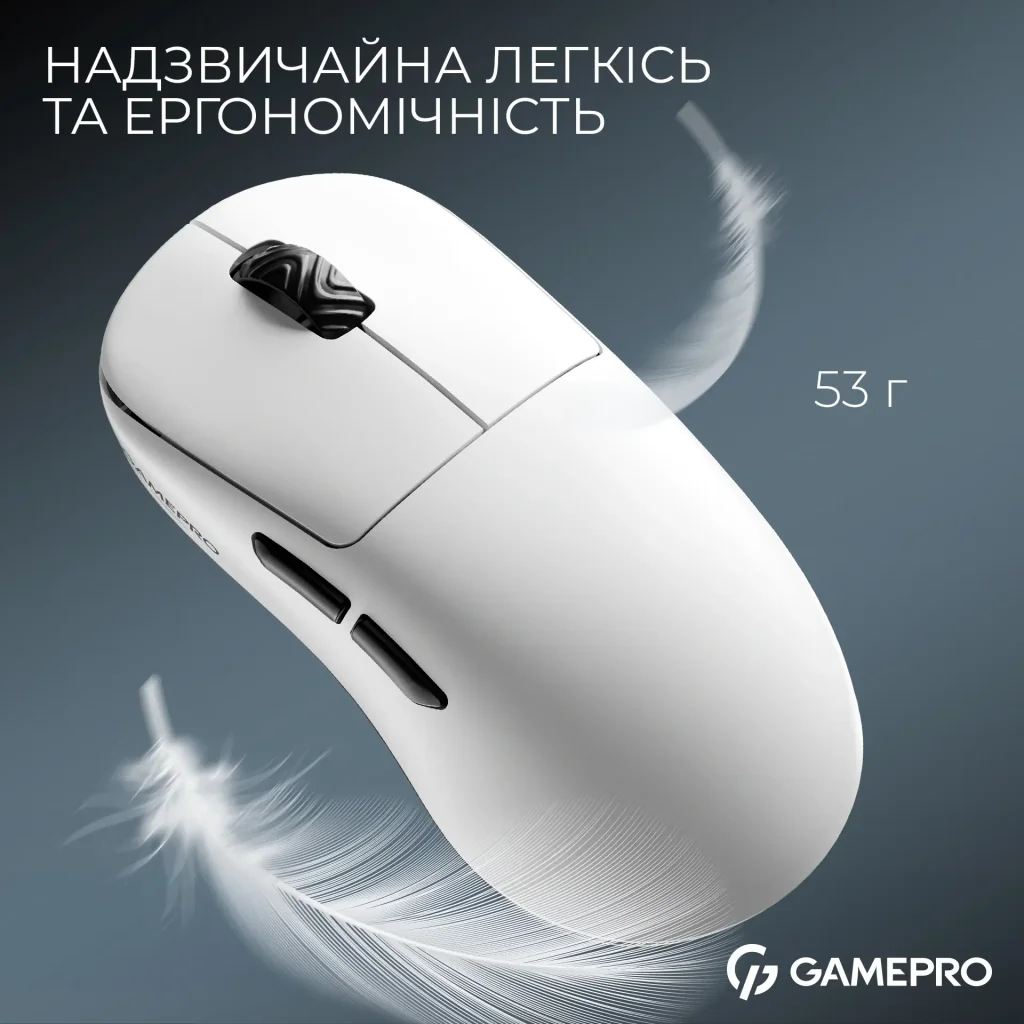 Миша бездротова GamePro Asgard Loki White (GM022W) UA
