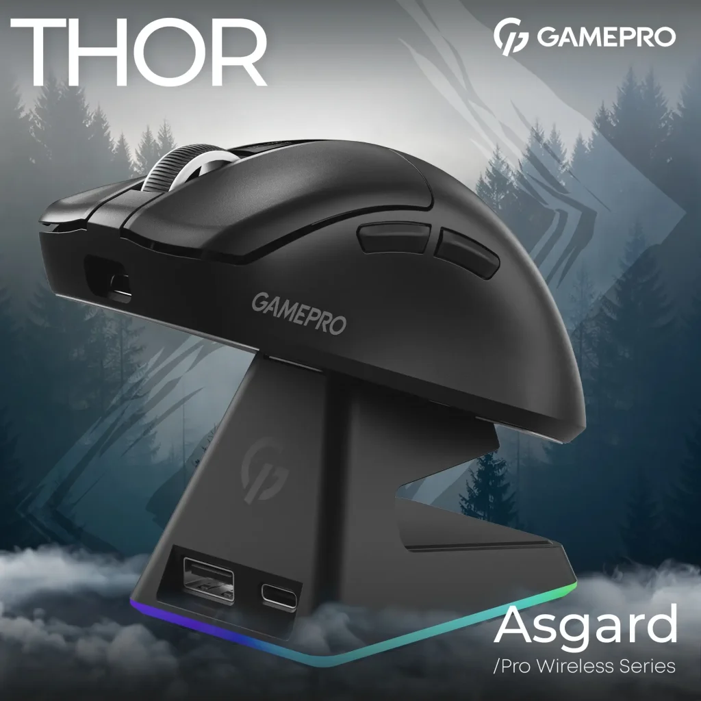 Миша бездротова GamePro Asgard Thor Black (GM023B) UA